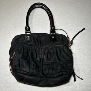 MZ Wallace Jane Bedford nylon and patent leather shoulder bag In Black, 2 Handle